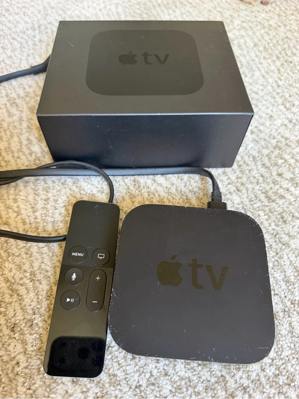 Apple TV in Black with Siri Remote